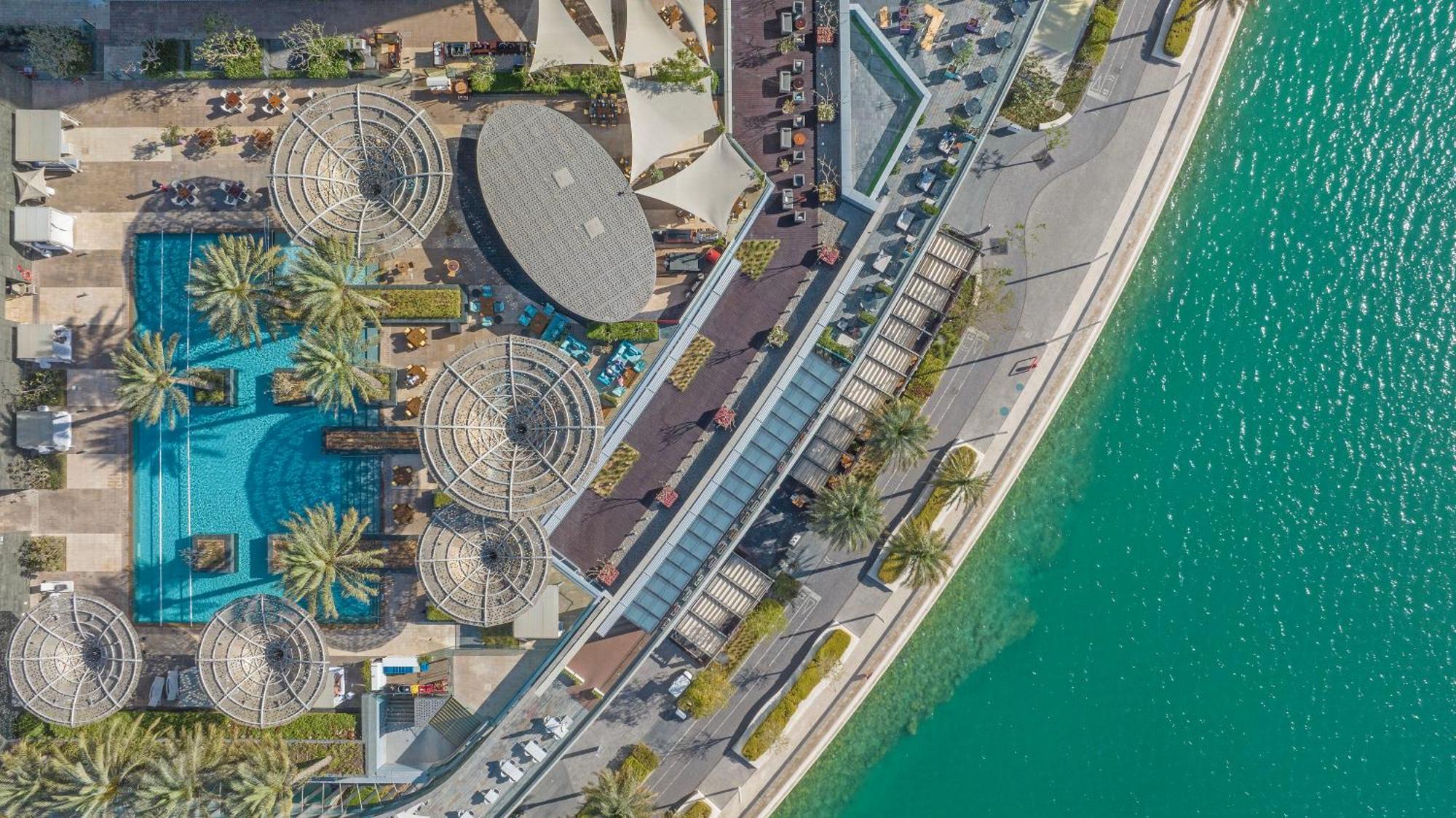 Rosewood Abu Dhabi Ξενοδοχείο Εξωτερικό φωτογραφία Aerial view of the station